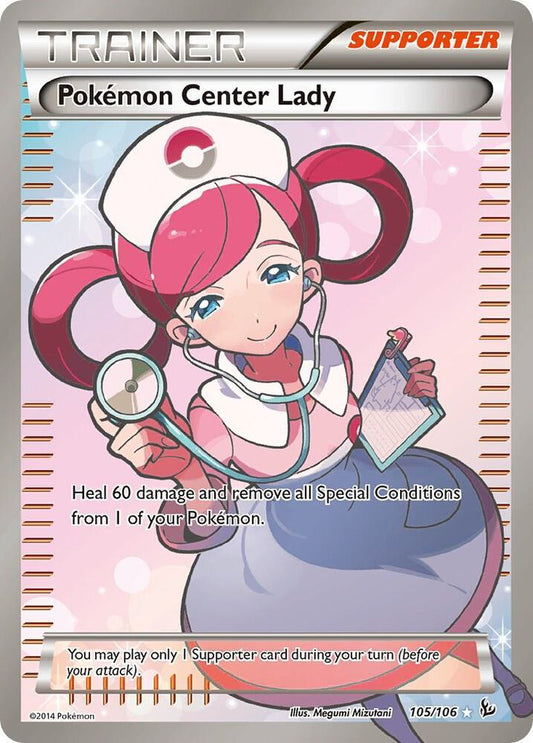 Pokemon Center Lady (105 Full Art) | XY - Flashfire #105/106