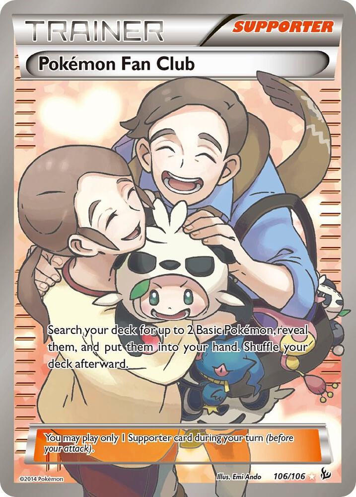 Pokemon Fan Club (106 Full Art) | XY - Flashfire #106/106