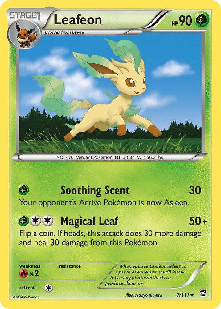 Leafeon | XY - Furious Fists #7/111