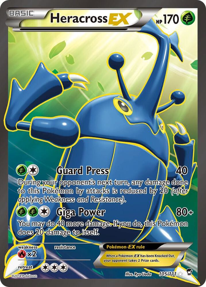Heracross EX (105 Full Art) | XY - Furious Fists #105/111