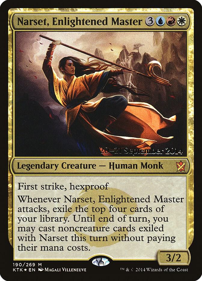 Narset, Enlightened Master | Prerelease Cards #190