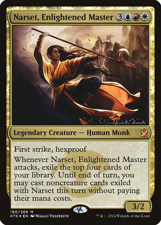 Narset, Enlightened Master | Prerelease Cards #190