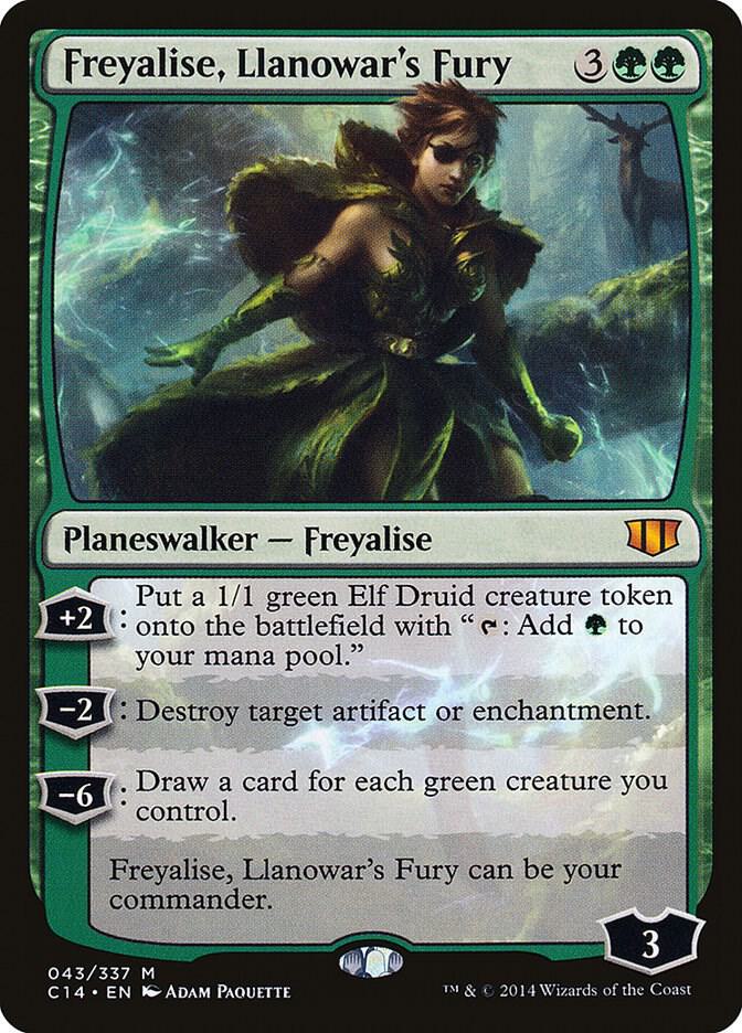 Freyalise, Llanowar's Fury | Commander 2014 #43