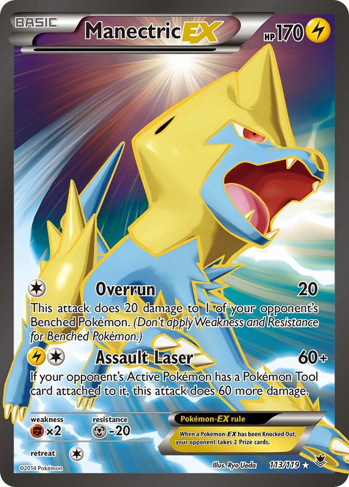 Manectric EX (113 Full Art) | XY - Phantom Forces #113/119