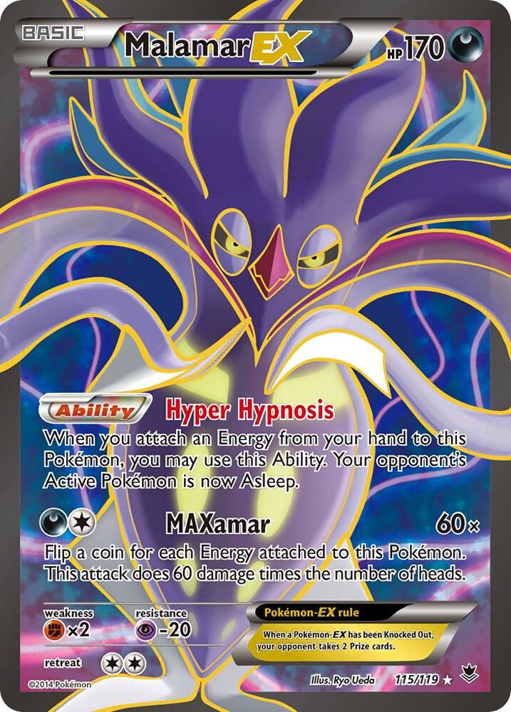 Malamar EX (115 Full Art) | XY - Phantom Forces #115/119
