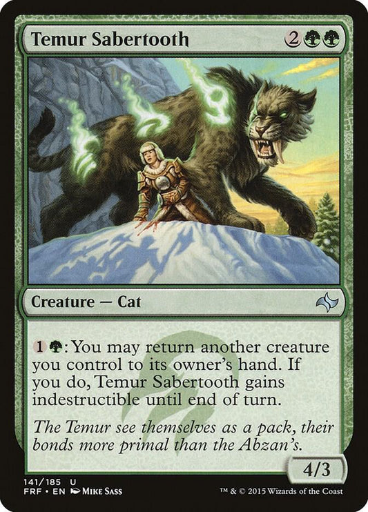Temur Sabertooth | Fate Reforged #141