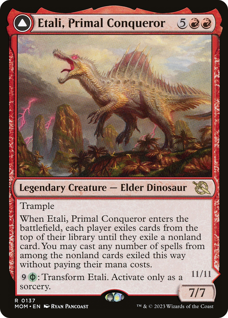 Etali, Primal Conqueror // Etali, Primal Sickness | March of the Machine #137