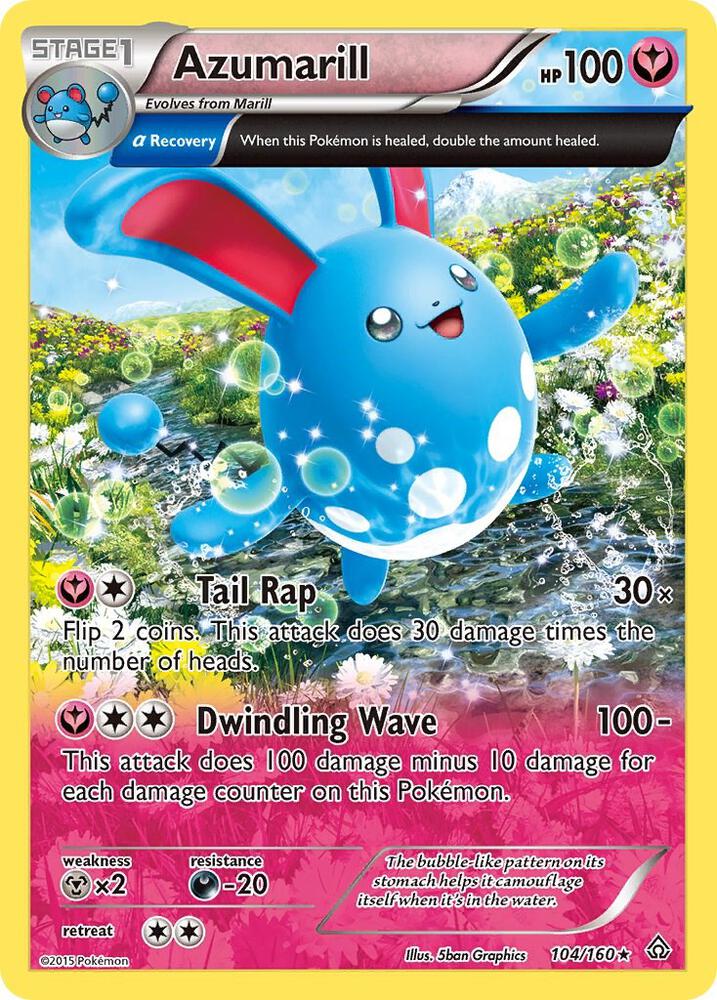 Azumarill (Alpha) | XY - Primal Clash #104/160