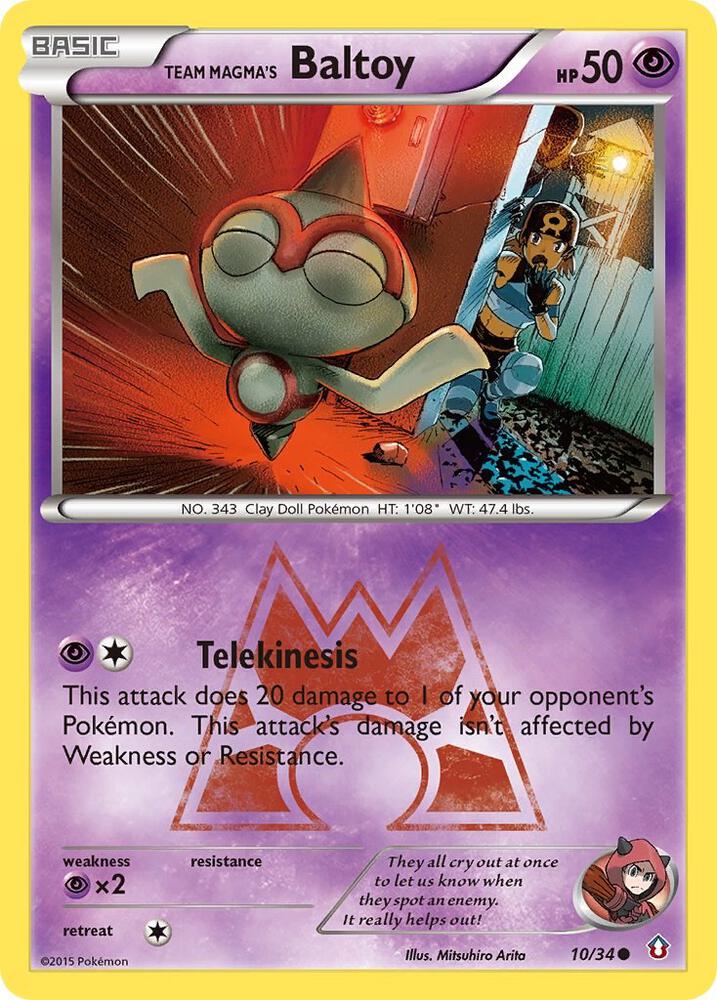 Team Magma's Baltoy | Double Crisis #10/34