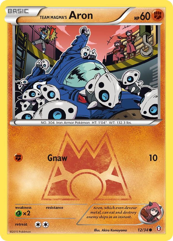 Team Magma's Aron | Double Crisis #12/34