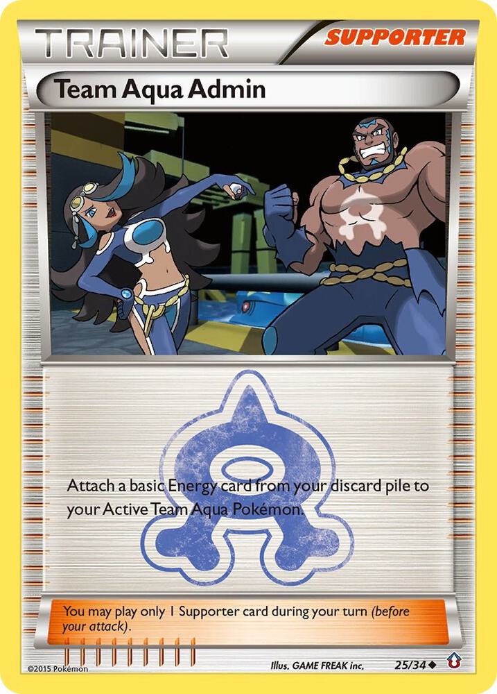 Team Aqua Admin | Double Crisis #25/34