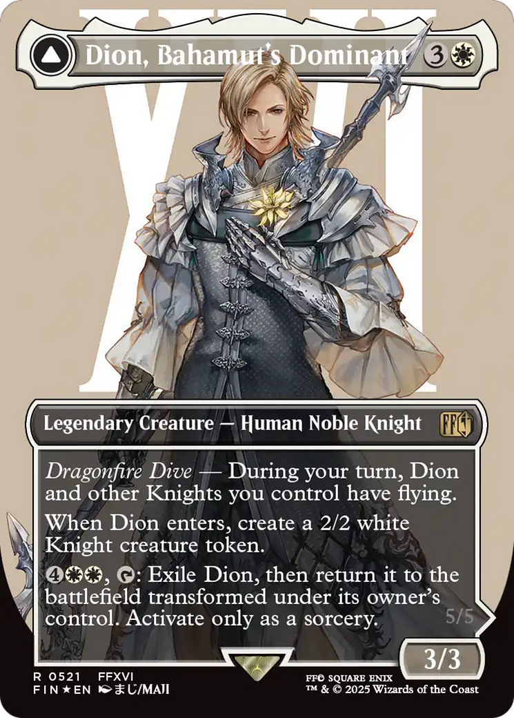 Dion, Bahamut's Dominant // Bahamut, Warden of Light | FINAL FANTASY #521