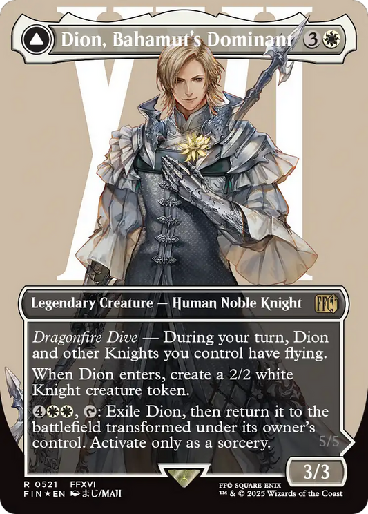 Dion, Bahamut's Dominant // Bahamut, Warden of Light | FINAL FANTASY #521