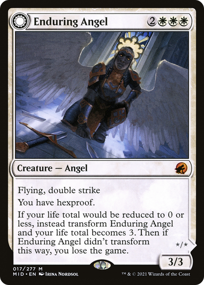 Enduring Angel // Angelic Enforcer | Innistrad: Midnight Hunt #17