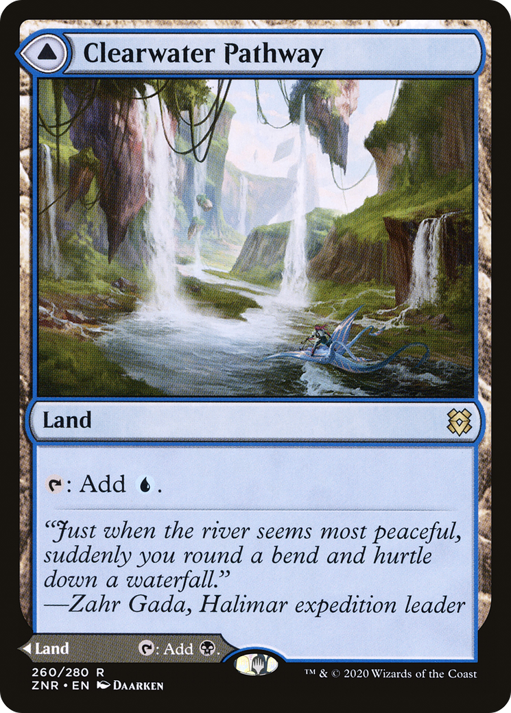 Clearwater Pathway // Murkwater Pathway | Zendikar Rising #260