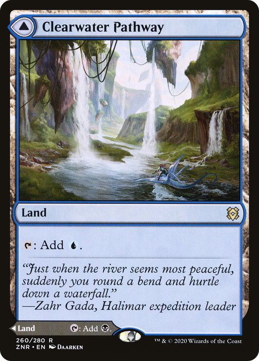 Clearwater Pathway // Murkwater Pathway | Zendikar Rising #260