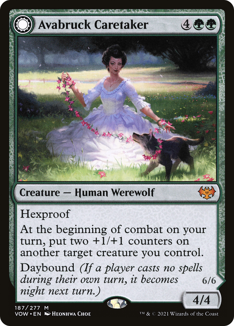Avabruck Caretaker // Hollowhenge Huntmaster | Innistrad: Crimson Vow #187