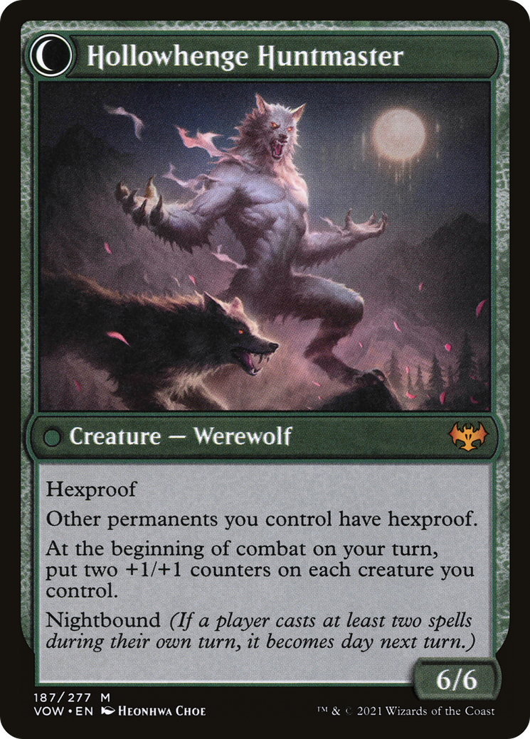 Avabruck Caretaker // Hollowhenge Huntmaster | Innistrad: Crimson Vow #187