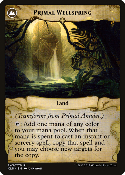 Primal Amulet // Primal Wellspring | Ixalan #243