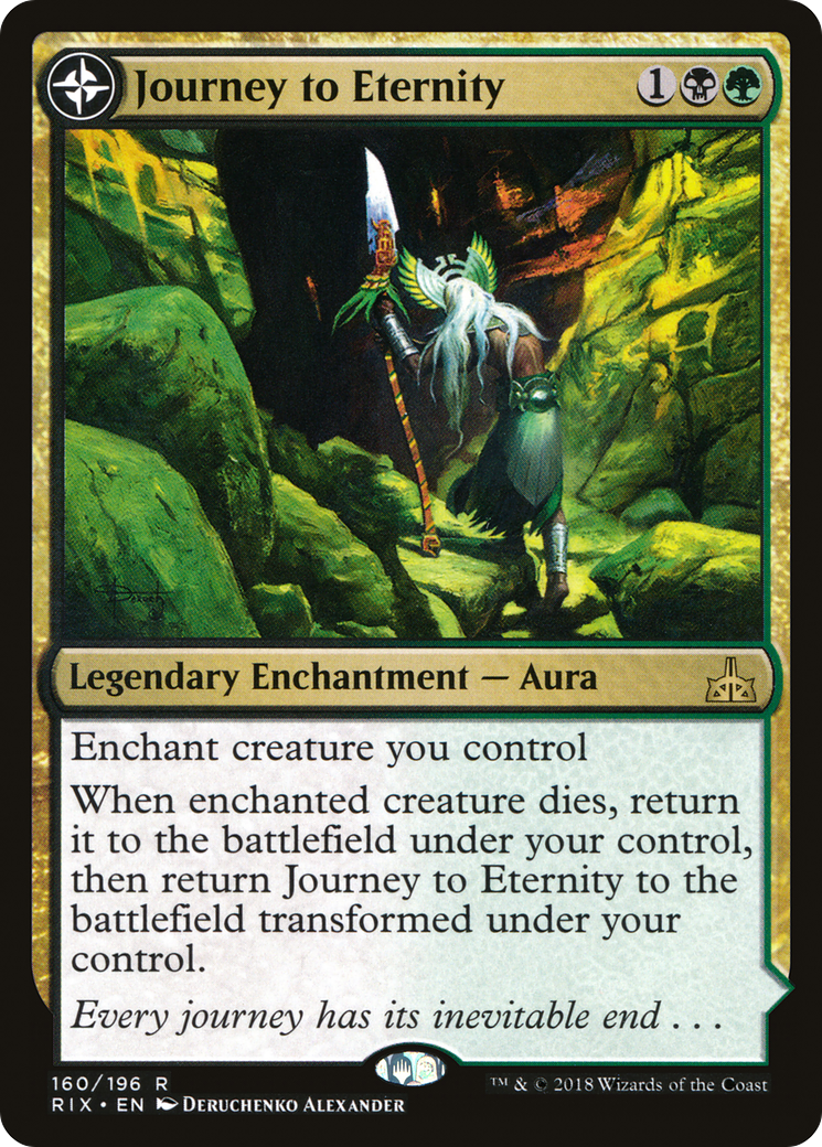 Journey to Eternity // Atzal, Cave of Eternity | Rivals of Ixalan #160