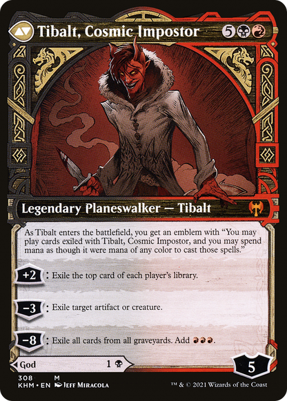 Valki, God of Lies // Tibalt, Cosmic Impostor | Kaldheim #308