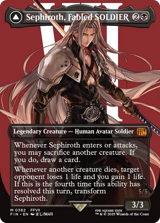 Sephiroth, Fabled SOLDIER // Sephiroth, One-Winged Angel | FINAL FANTASY #382