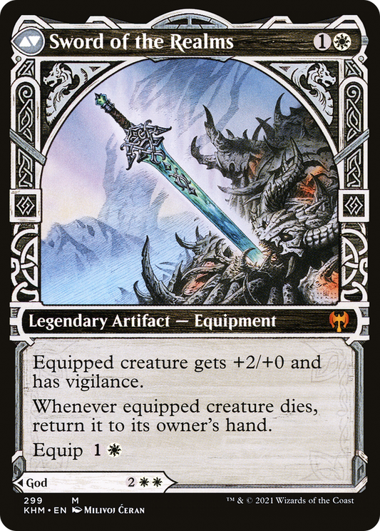 Halvar, God of Battle // Sword of the Realms | Kaldheim #299